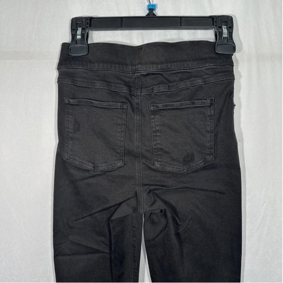 NWT $128 Spanx [ XS SMALL ] Distressed Skinny‎ Jean in Vintage Black - Picture 8 of 13